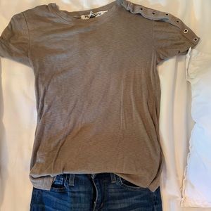 Michael stars cotton t shirt olive greenish